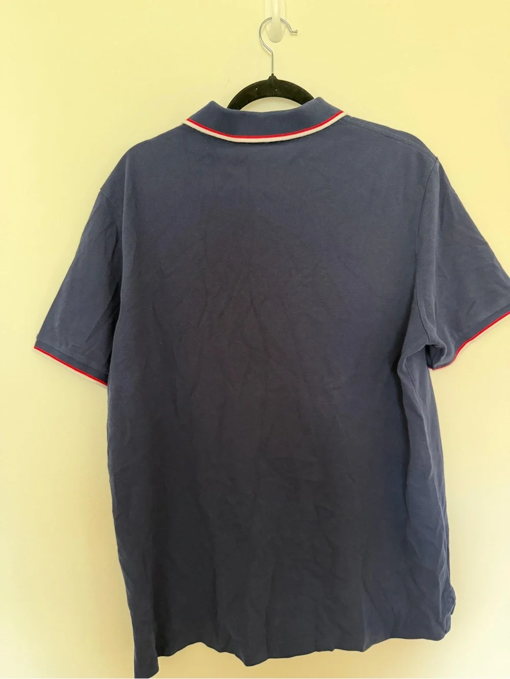 Ralph Lauren Navy Polo with Red Contrast Trim